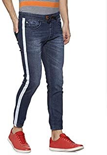 Campus Sutra Men Jogger Design Denim Jeans