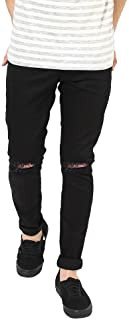 EditLook Men's Regular Fit Knee Distressed Jeans