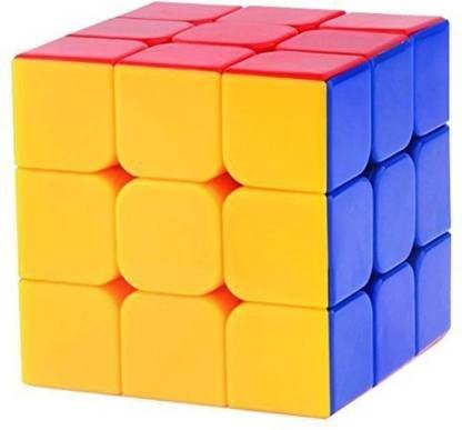 TamBoora 3X3X3 SPEED CUBE HIGH STAYBILITY STICKER LESS SMOOTH SWING FOR FASTER MOVEMENT (1 Pieces)  (1 Pieces)